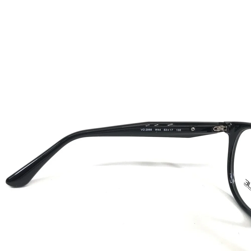 Vogue Eyeglasses Frames VO2988 W44 Black Round Cat Eye Full Rim 53-17-135
